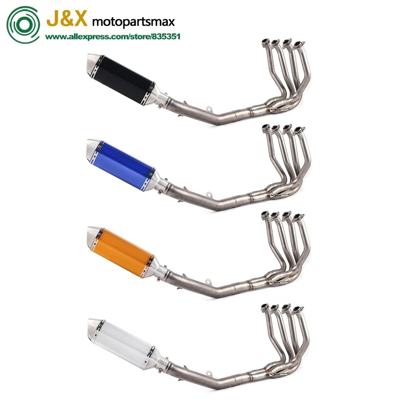 

Полная выхлопная система предотвращения скольжения для мотоцикла Kawasaki Z800 Модифицированная полная средняя Соединительная труба