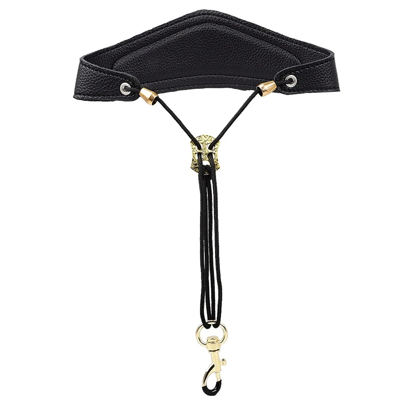 Универсальный Регулируемый мягкий кожаный саксофон Sax на шею с аксессуарами для