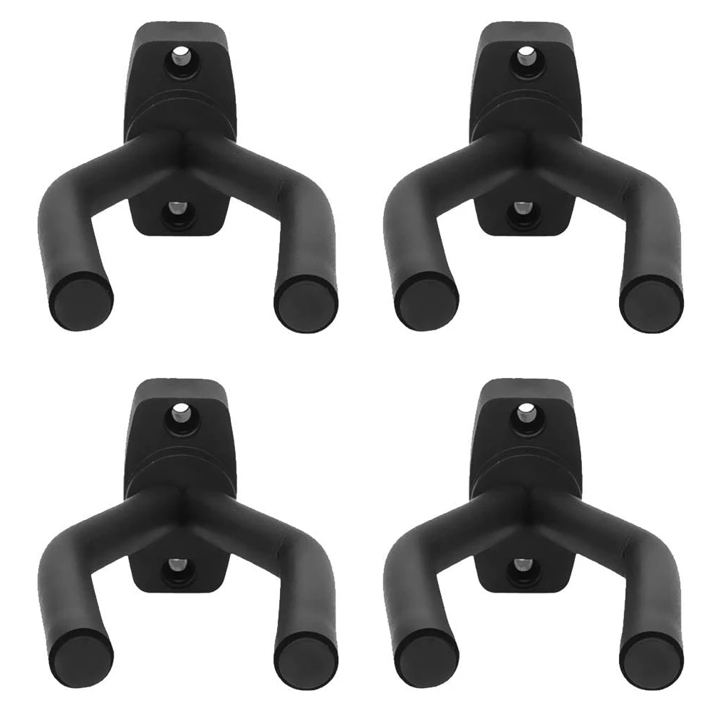 

4 Pcs Wall Mount Guitar Hanger Hook Non-Slip Holder Stand For Acoustic Guitar Ukulele Violin Bass Guitar Instrument Accessories
