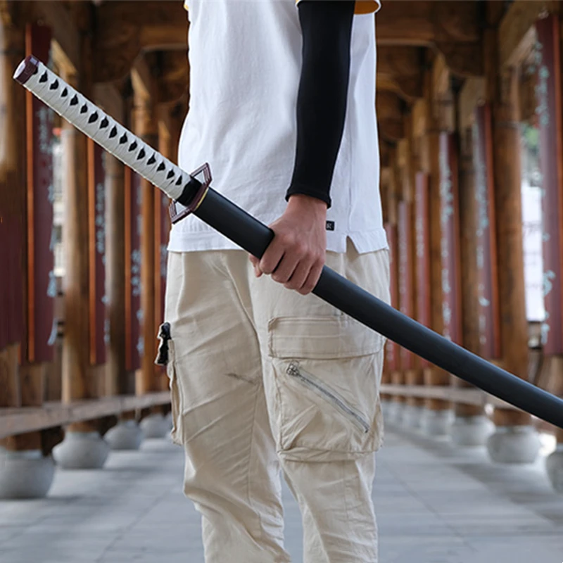 Настоящая катана меч-убийца демонов киметасу No Yaiba Tanjirou косплей 1:1 оружие из аниме