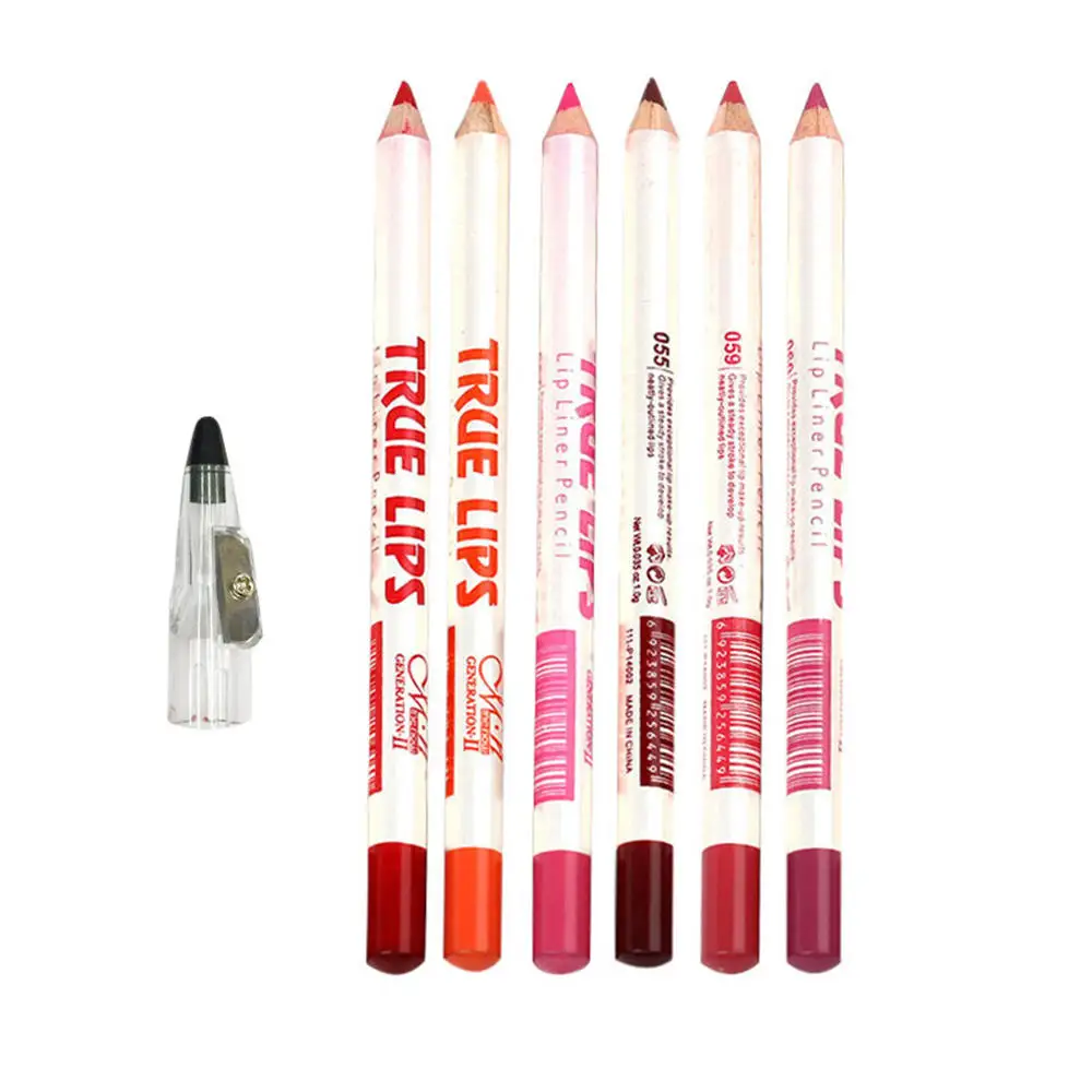 Набор карандашей для губ набор из 6 матовых ручек помады водонепроницаемые