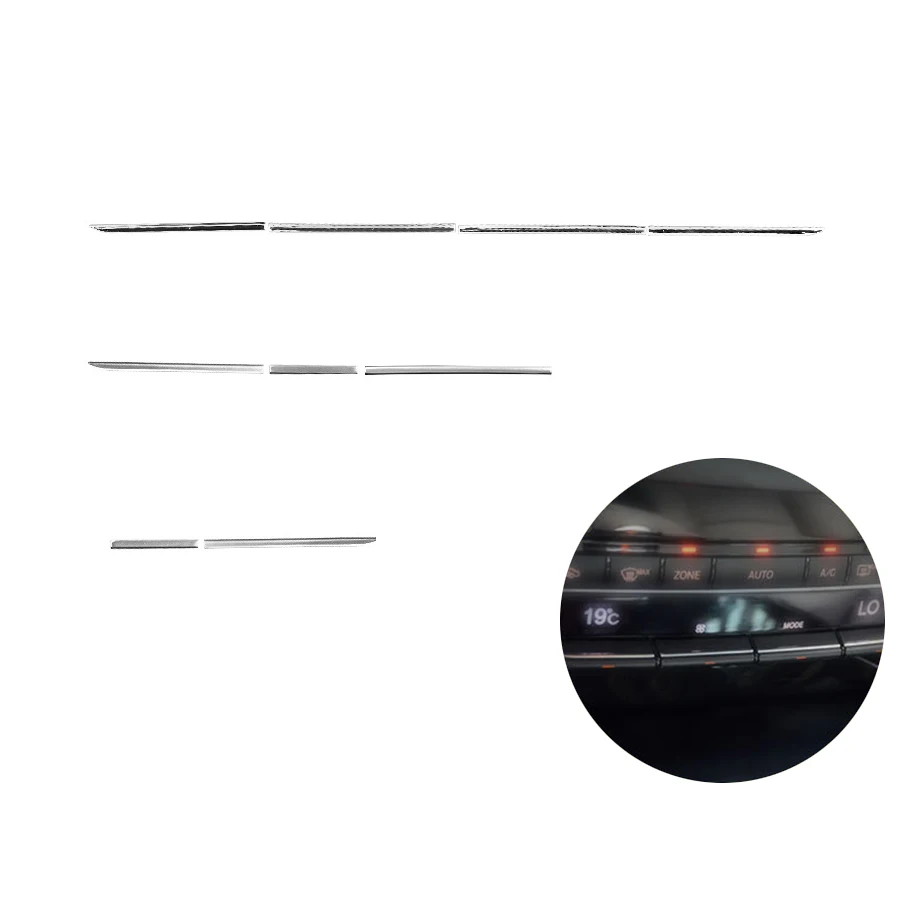 Автомобильная консоль кондиционера кнопки декоративная отделка для Mercedes Benz E Class