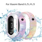 Ремешок Starry Sky для Xiaomi Mi Band 6 5 4 3, силиконовые браслеты для Xiami Miband 3 4 5 6 band6 band5 Mi6, мягкий браслет из ТПУ