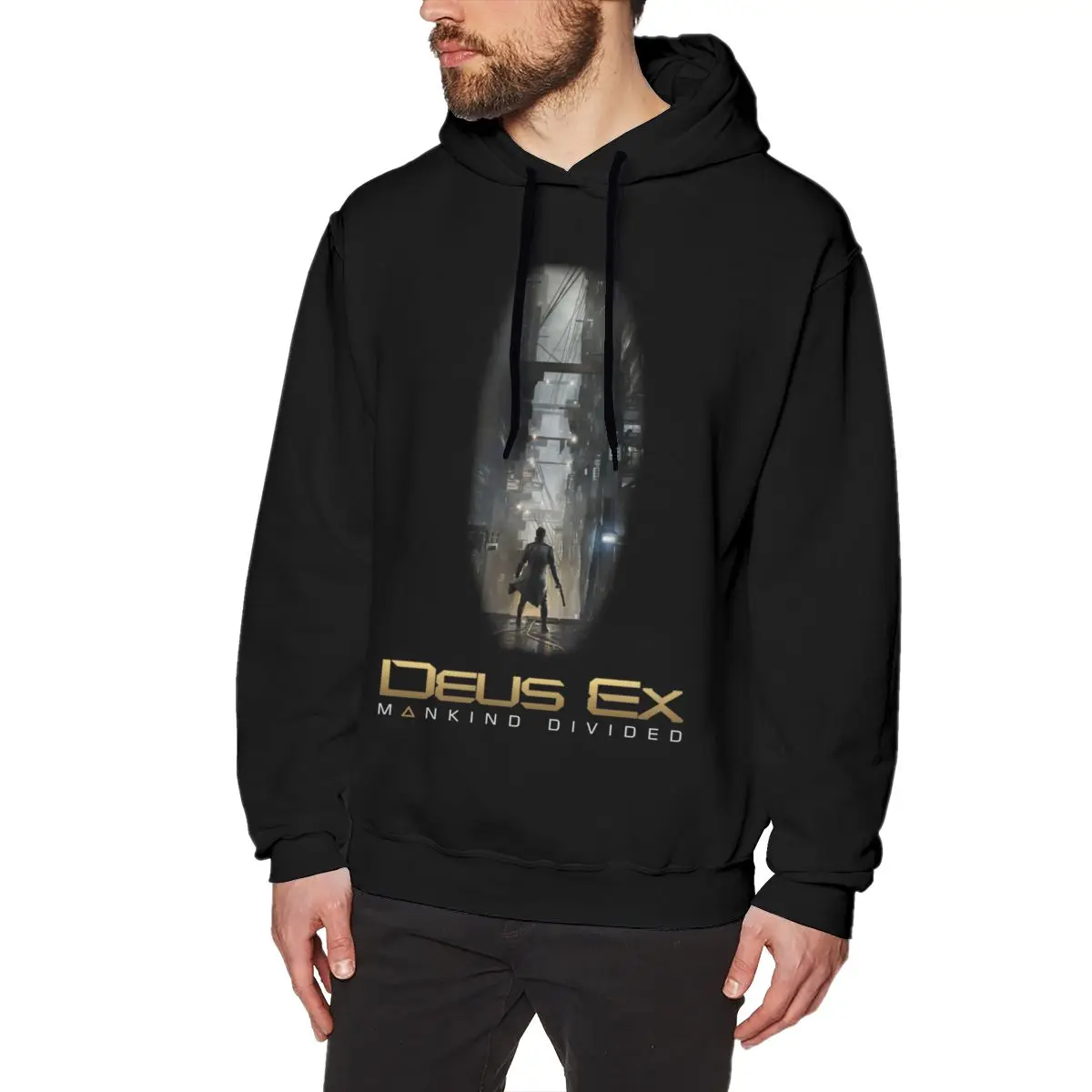 

Мужские толстовки с капюшоном Deus Ex, мужские модные толстовки с уникальным дизайном