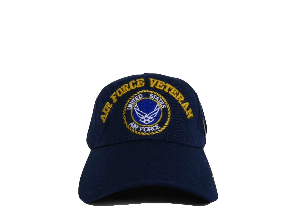 Печатная воздушная сила Ветеран тени США вышитая голубая бейсболка Регулируемый