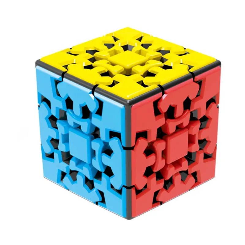 Фото YuMo многоцветные 3x3x3 зубчатые магические кубики быстрый ультра Гладкий
