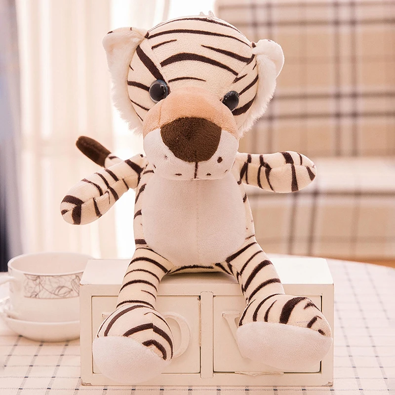 

Wild Animal Collection Stuffed Toy Cute Soft Animal Plush Toy for Kids Animal Themed Parties H88F