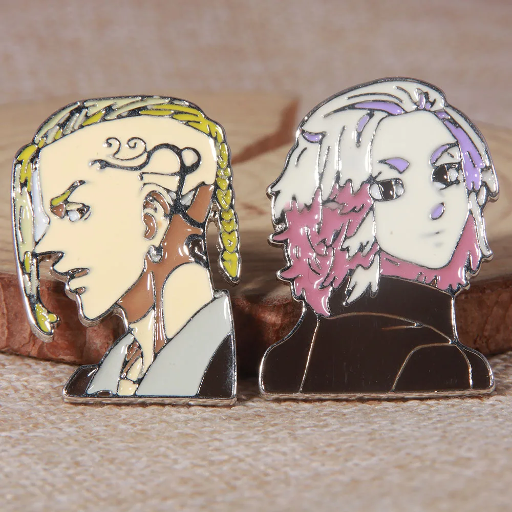 Значок с изображением флага Токио из аниме Мстители | Украшения и аксессуары