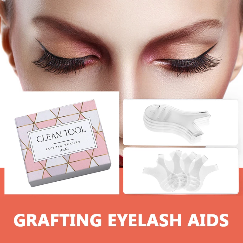 

5pcs/set Y-shaped False Eyelashes Aids With Box Makeup Eyelash Extension Cosmetics Thick Curled 3D False Eyelashes Accessories