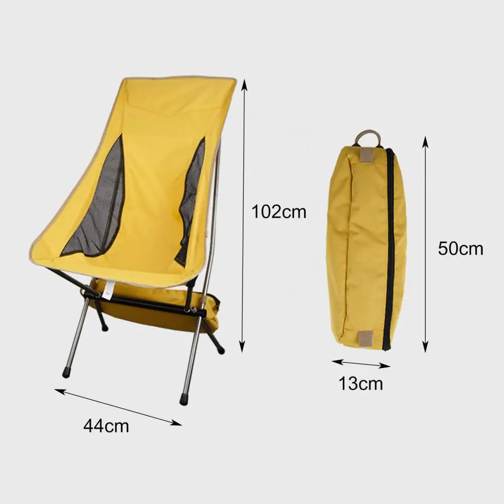 

Folding Chair Leisure Non-slip Aluminum Alloy Portable Folding Camping Fishing Stool for Outdoors