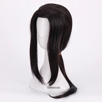 uchiha itachi cosplay wigs 60cm long black styled heat resistant synthetic hair wig wig cap