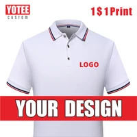 yotee summer cheap short sleeve logo custom company group polo shirt logo embroidered top