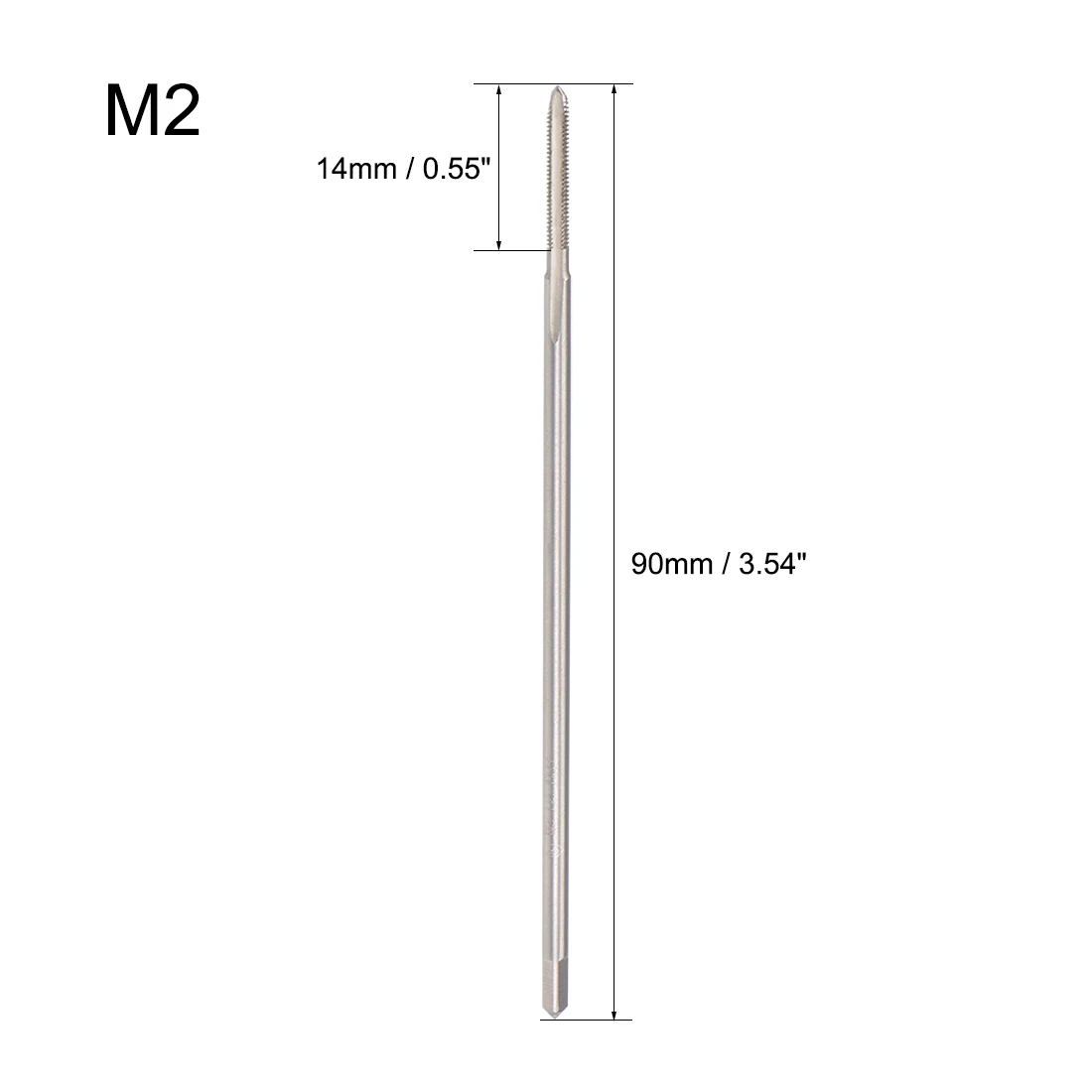 Uxcell 1 шт. Метрическая машина кран шаг резьбы H2 точность 3/4 флейты HSS M2 M2.5 M3 M4 m5 m6 m8 m10 m12 сверла для металла