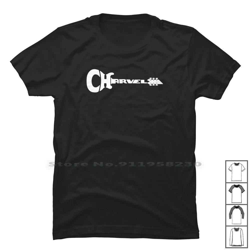 Футболка Charvel Guitar 100% хлопок гитара Nerd Geek | Мужская одежда