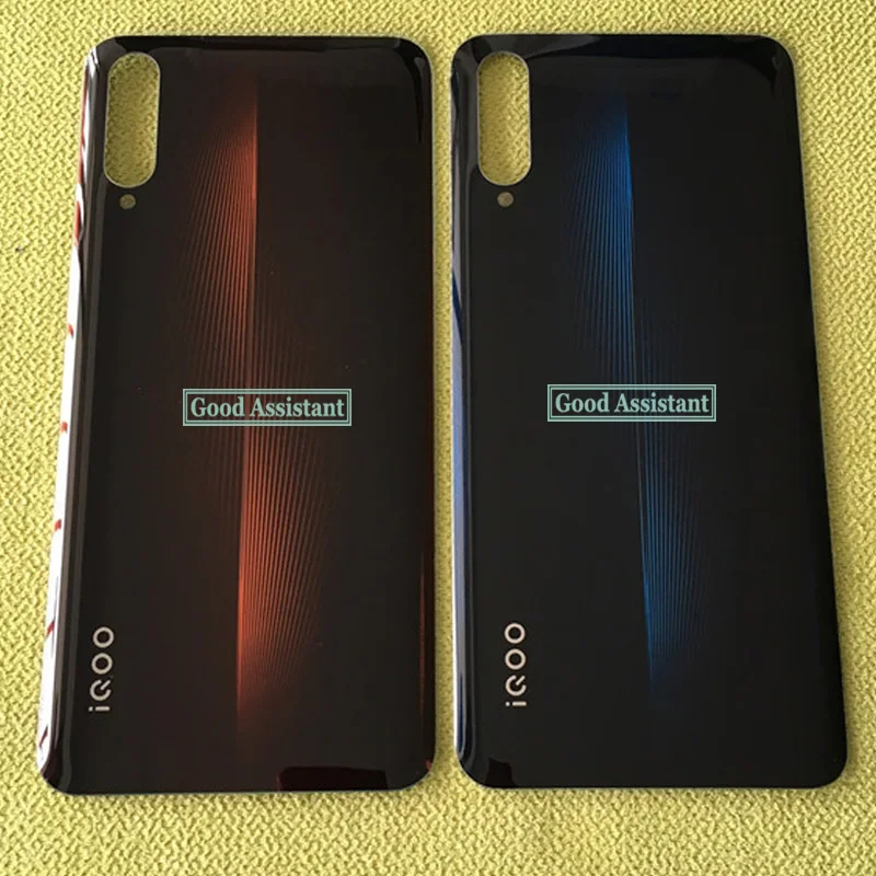 Оригинальный черный/синий/оранжевый 6 4 дюймов для BBK Vivo iQOO V1824A V1824 задняя крышка