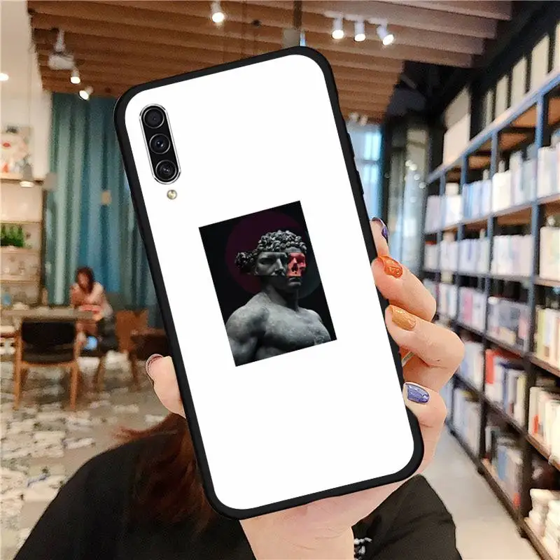 

Abstract Art Statue David funny Phone Case For Samsung A20 A30 30s A40 A7 2018 J2 J7 prime J4 Plus S5 Note 9 10 Plus