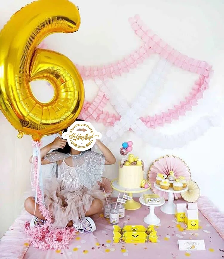 Большой Biger 40 дюймов фольгированные шары на день рождения Воздушные гелиевые