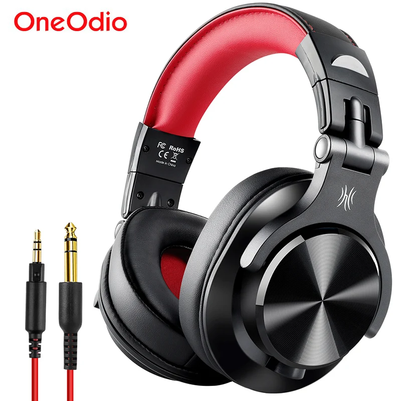 Oneodio Fusion профессиональные Проводные студийные DJ наушники+ беспроводная Bluetooth 4,0 гарнитура HIFI стерео монитор наушники с микрофоном