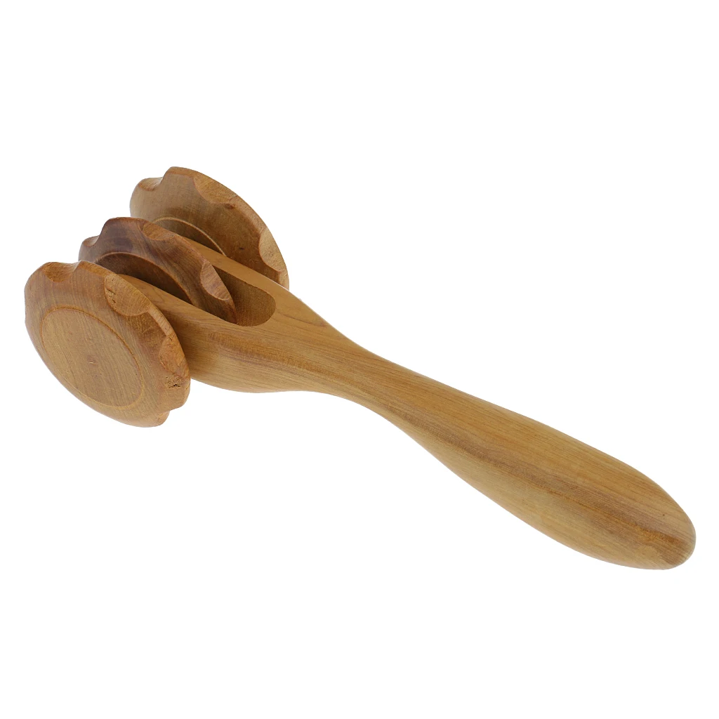 

Leg Trigger Point Massage Roller Solid Wood Back Leg Massage Stick