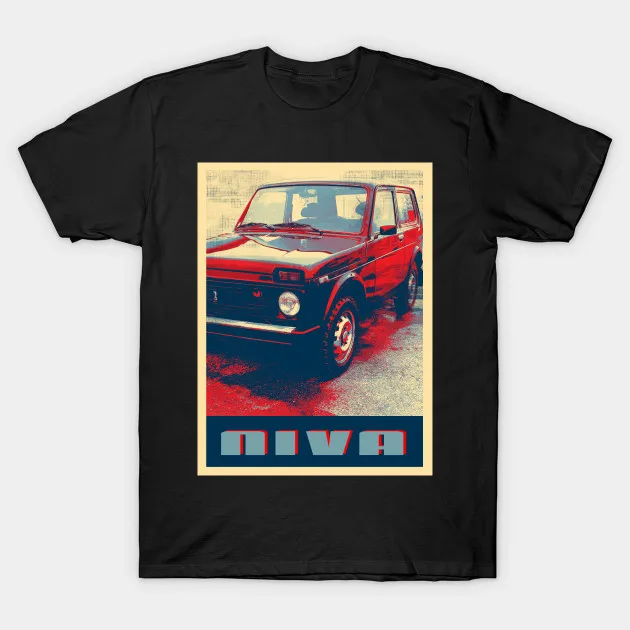Футболка для мужчин и женщин Lada Niva|Мужские футболки| |