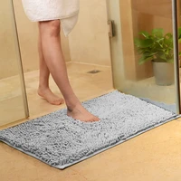 chenille bath solid color mats bedroom study bathroom multiple colour kitchen entrance floor mat anti slip washable wc doormat