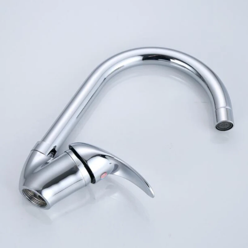 

New Kitchen Faucet Deck Mounted Single Handle Solid Zinc Alloy Kitchen sink Faucet Cold and Hot Mixer Tap rotating Kitchen Tap