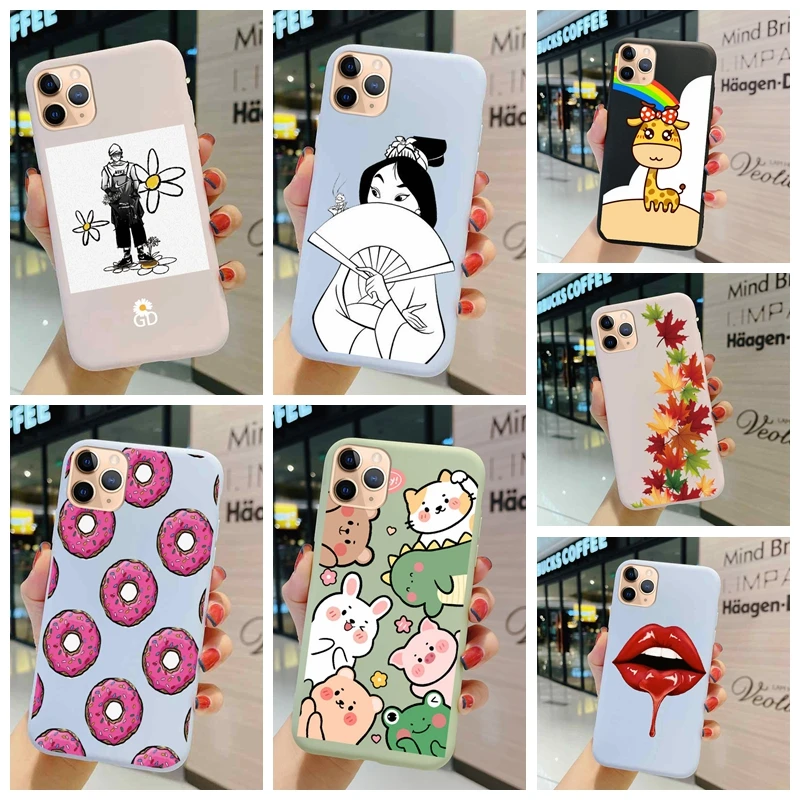 

For VIVO Y51 Y51L Y51A Y31 Y53 Y53i Y55 Y55s Y66 Y65 Case Cover Cartoon Animal Painted Soft TPU Silicone Matte Protective Shell