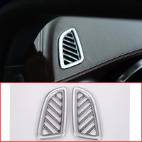 abs chrome dashboard outlet vent frame trim stickers for mercedes benz c class w205 c200 glc class 200 260 300 car accessories