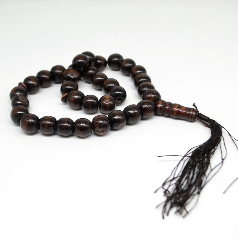 12 мм деревянные 33 четки для молитвы исламский мусульманский тасбих субаха