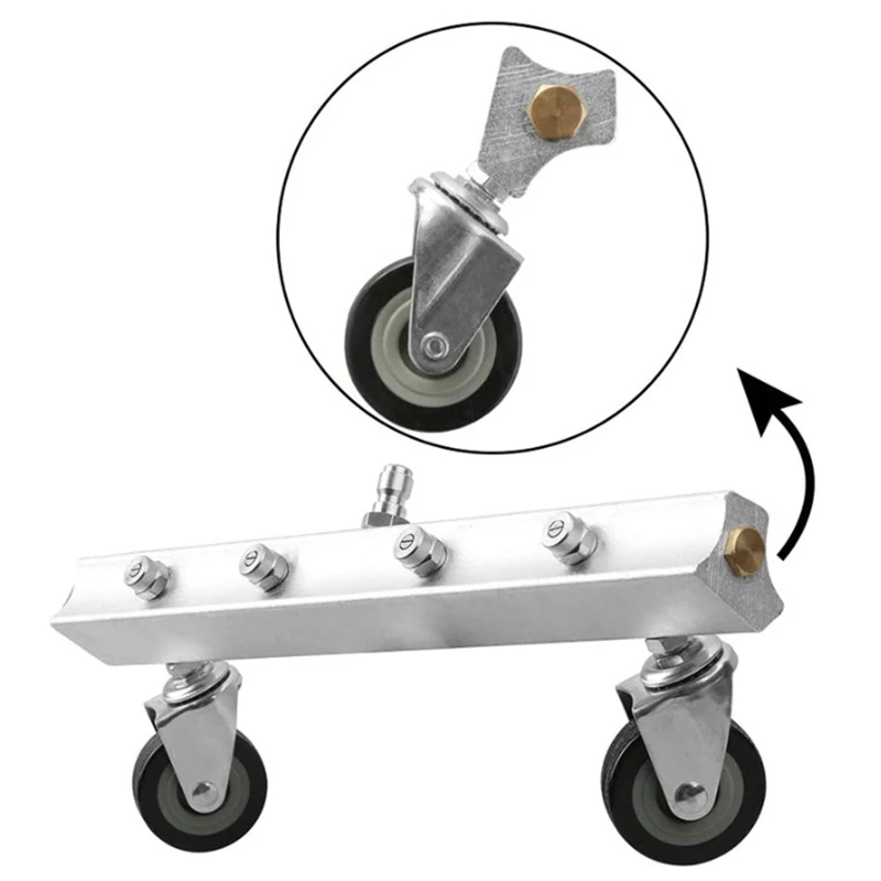 

Tool Pressure Wash Car Bottom Cleaner Extension Rod and 45 Degree Angle Wand