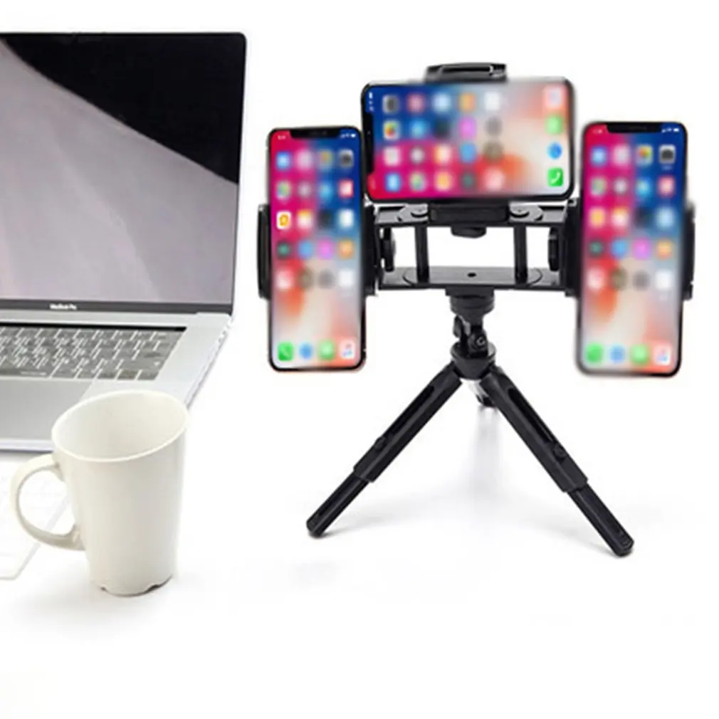 Световое кольцо для селфи LED-лампа универсальная с гибким держателем телефона