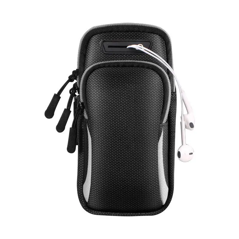 

Waterproof High Quality Outdoor Sport Armband Customized Logo Outdoor New Wave Point Running Arm Pouch For Men Women