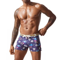 menssexi swimsuit 2021 mens swim trunks elastic waist summer surf beach shorts drawstring pants swimwear burkini 8 styles