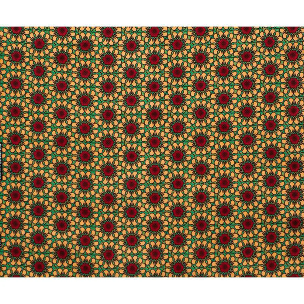 1 ярд цветочный узор Африканский воск 100% полиэстер восковая ткань оптовая