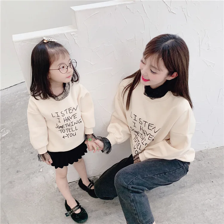 Unibaby2019 платье для родителей кружевной пуловер девочек свитер| |