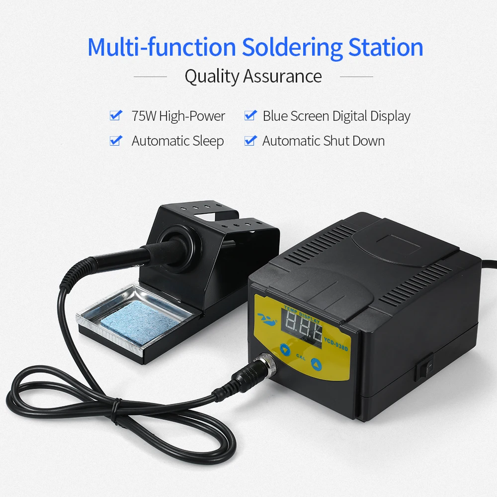 Интеллектуальная паяльная станция паяльник сварочные инструменты 75 Вт цифровой