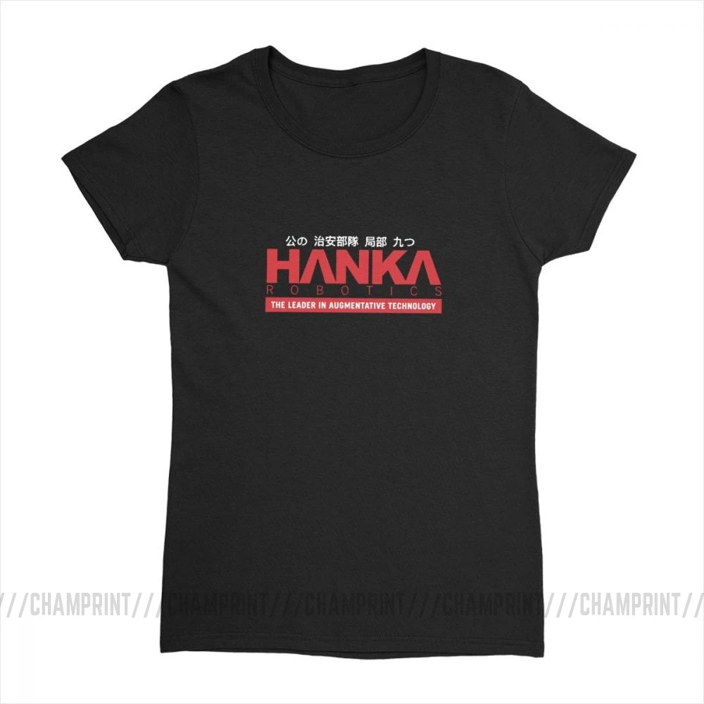 Женские футболки Hanka Robotic футболка с призраком в Ракушке топы стиле Харадзюку Tumblr