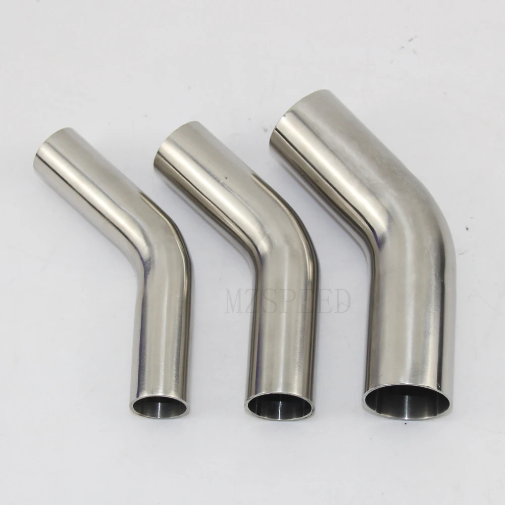 Внутренний диаметр 19/25/32/38/45/51/57/63/76/89/102/108 мм стыковая сварка под углом 45 градусов