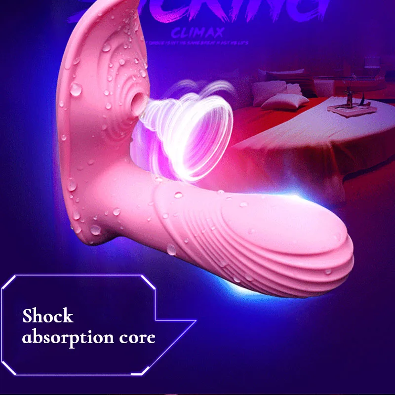 Вибратор для сосания влагалища 8 скоростей Вибрирующая присоска орального секса