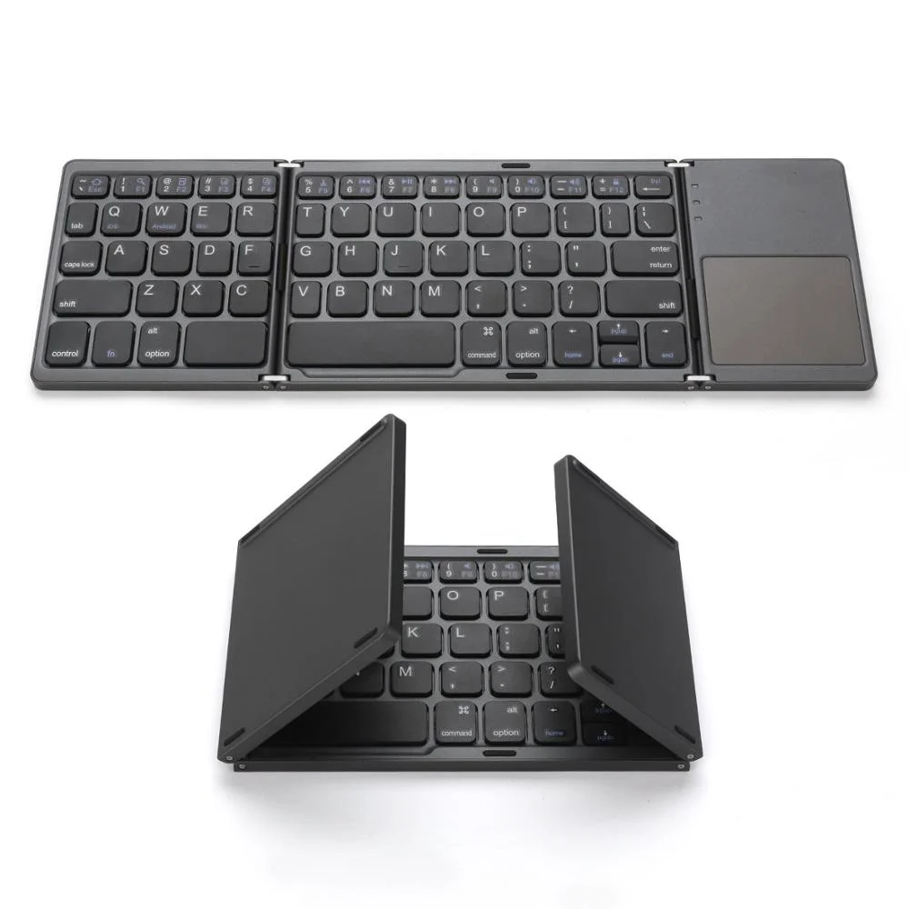 

2021 foldable keyboard folding wireless tastatur mouse and keyboard