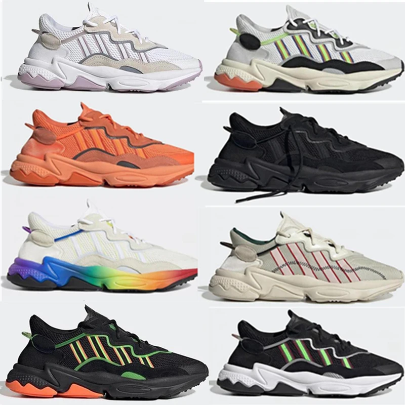 

High Quality Running Shoes Men Rainbow Classic Yellow Triple Black White Trainers Luxury Breathable Sneakers Designer Size 40-45