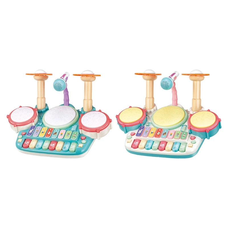 

Children Musical Instrument Toy Electronic Piano Keyboard Xylophone Drum Toys Set Early Music Education for Kids Gifts