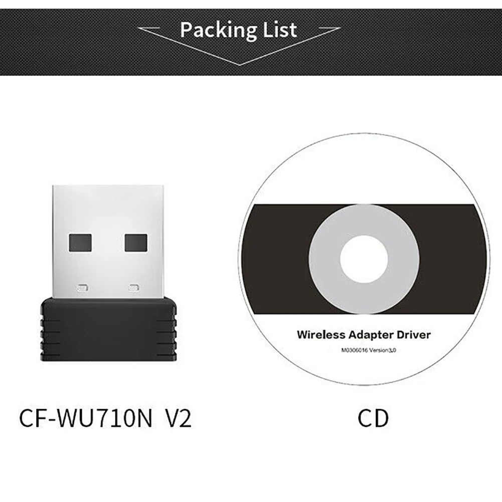 Мини Wifi адаптер Портативный USB WiFi WLAN 150 Мбит/с беспроводная сетевая карта с
