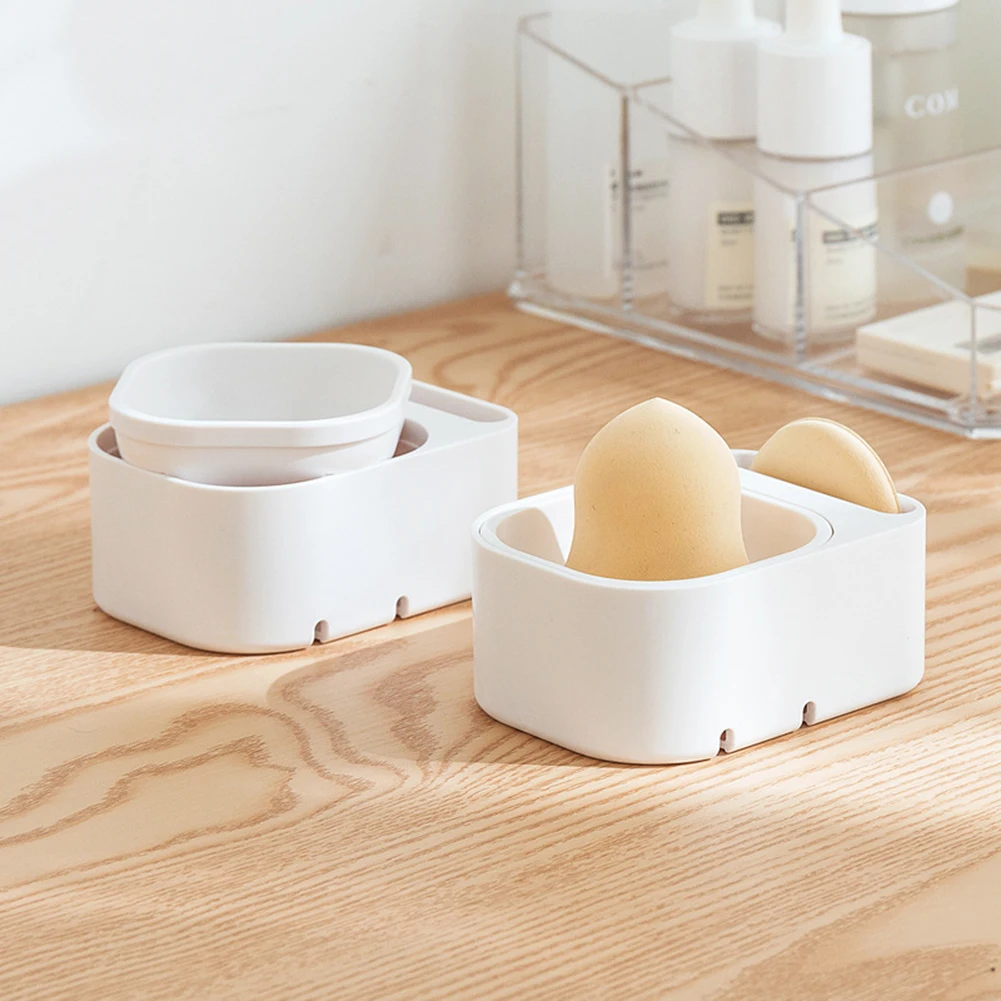 

Multi function mildew proof puff storage shelf beauty egg sponge egg puff bracket air cushion storage shelf Cosmetics storage