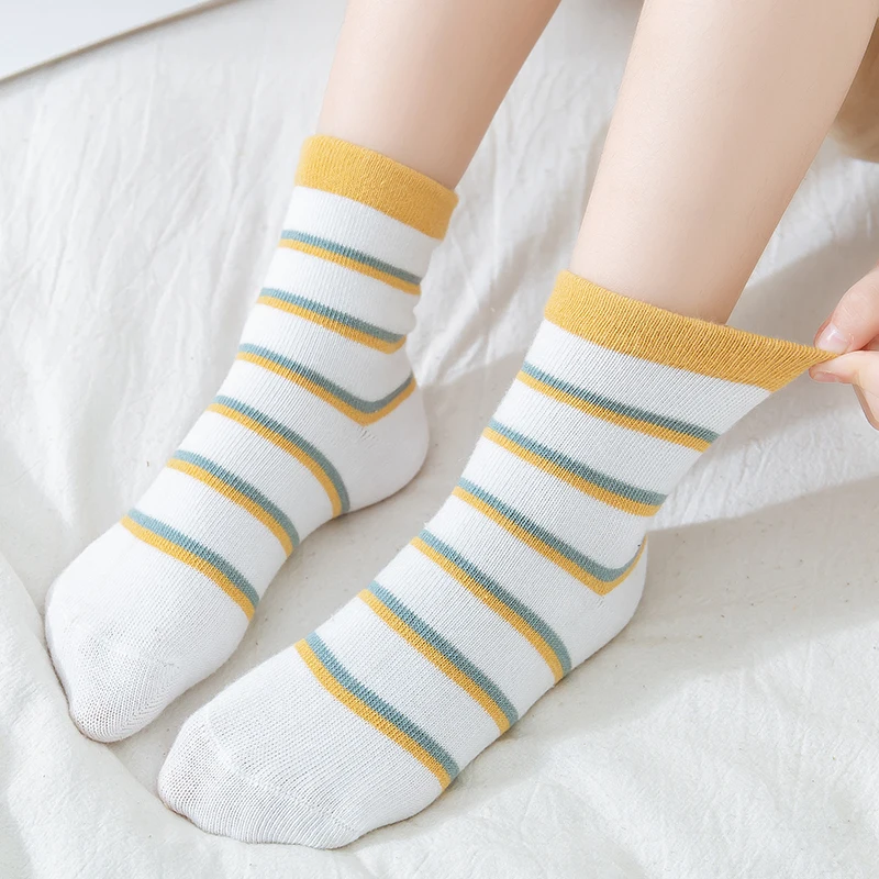 5 пар/партия Детские хлопковые носки с рисунком животных | Детская одежда и обувь