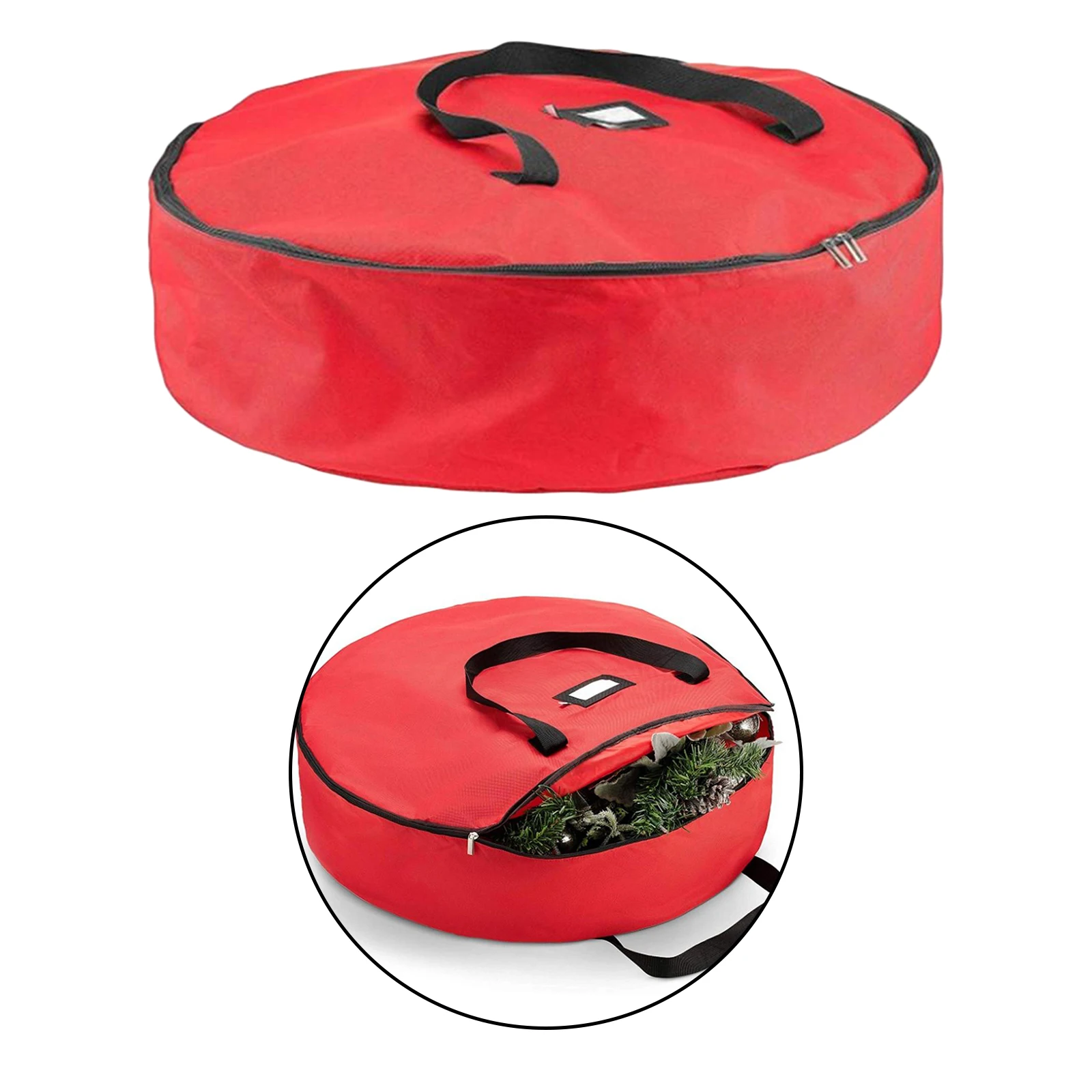 

Водонепроницаемая сумка для хранения рождественской елки, очень большая красная подушка