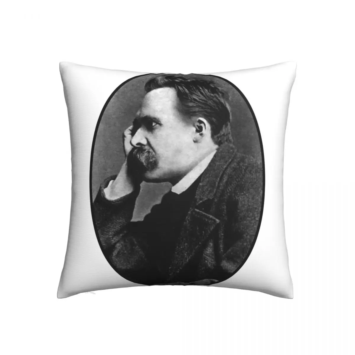 

Philosophy Pillow Case Nietzsche Home Decor Zipper Pillowcase Summer Square Polyester Cover