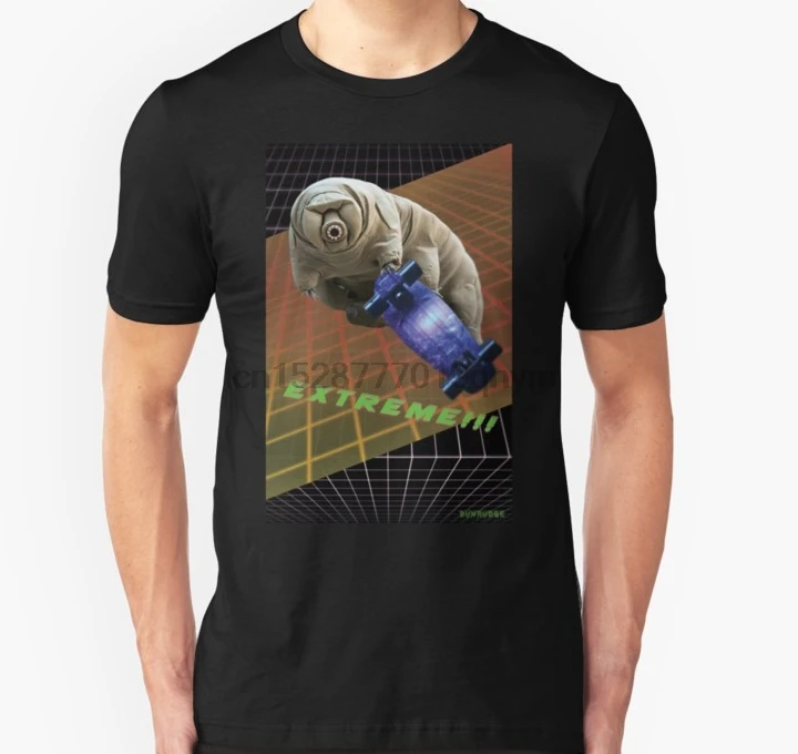 Мужская футболка Tardigrade EXTREME 80 Space скейтборд унисекс с принтом Футболки |