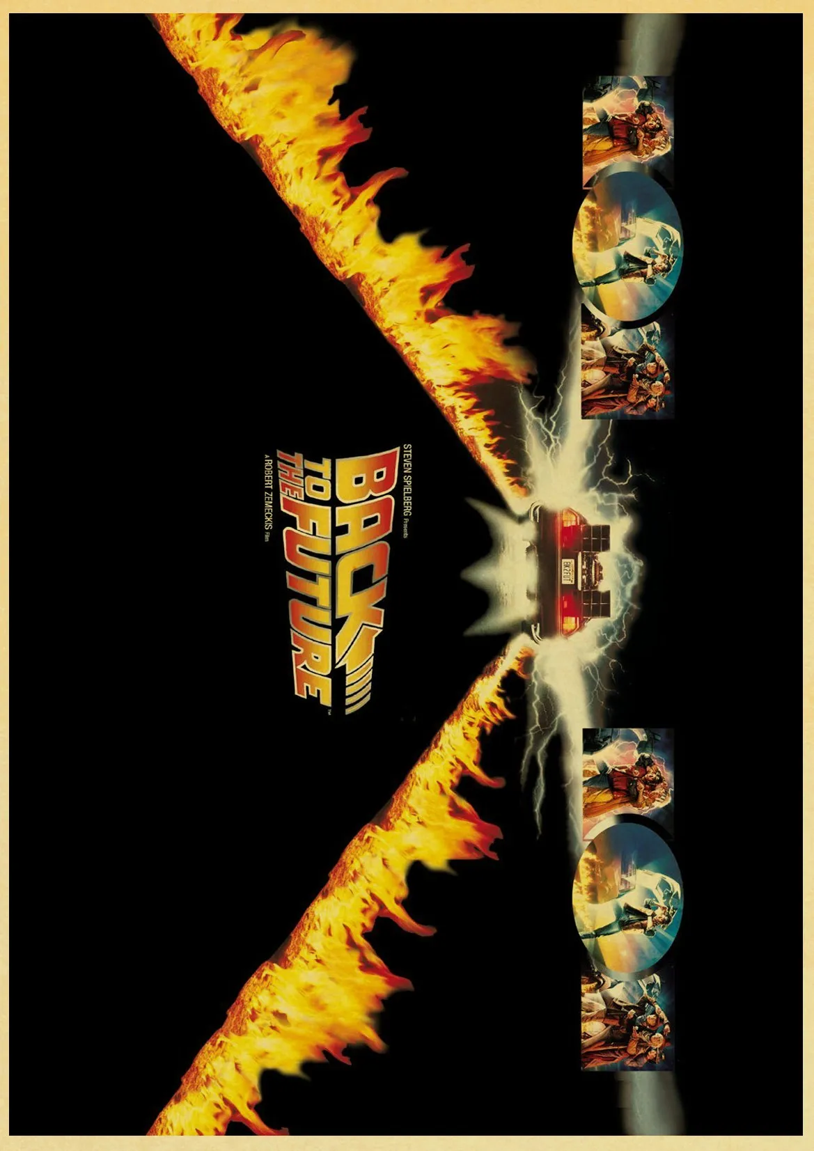 

Classic Movie Back to the Future Posters Wall Stickers Retro Poster Prints High Definition For Living Room Home Decoration