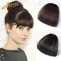 allaosify 4 colors bangs hair naturally realistic bangs wig female medium thick fake bangs 2 styles